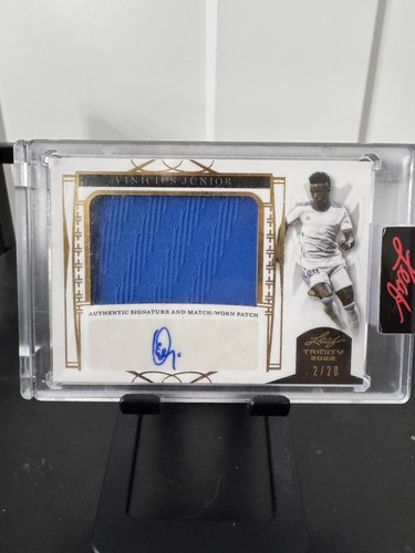 Vinicius Junior 2022 Panini Foglia Trinità Lamina Oro /20