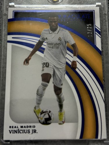 Vinicius Junior 2022 Panini Immaculate Collection Sapphire /25