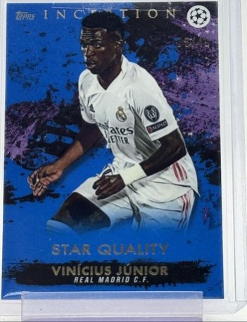 Vinicius Junior 2020 Topps Inception Blue /49
