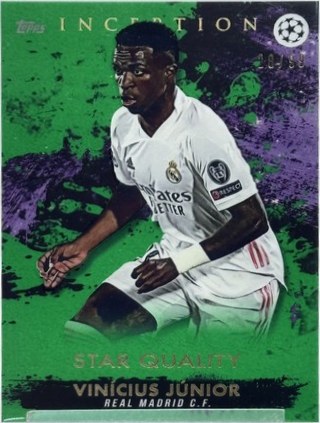 Vinicius Junior 2020 Topps Inception Green /99