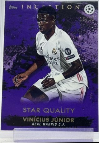 Vinicius Junior 2020 Topps Inception Purple /25