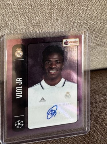 Vinicius Junior 2022 Topps Merlin Chrome /25