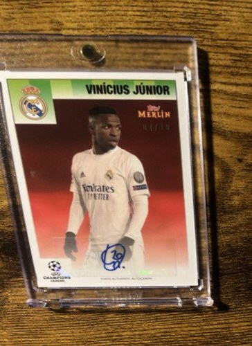 Vinicius Junior 2021 Topps Merlin Chrome Red /10