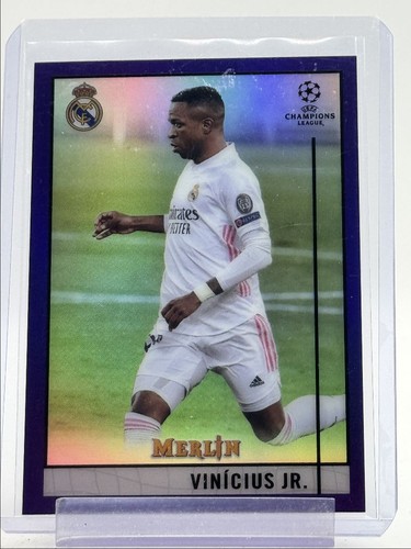 Vinicius Junior 2020 Topps Merlin Chrome Viola /299