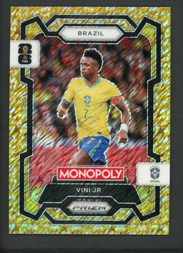 Vinicius Junior 2024 Panini Monopoly Prizm FIFA World Cup 2026 Shimmer /500