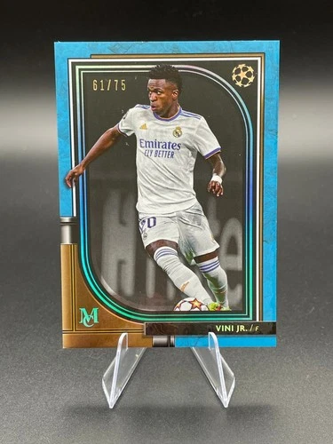 Vinicius Junior 2021 Topps Museum Sapphire /75