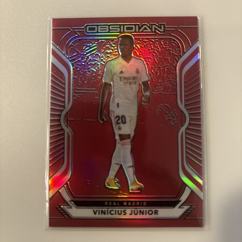 Vinicius Junior 2020 Panini Obsidiana Red Flood /10