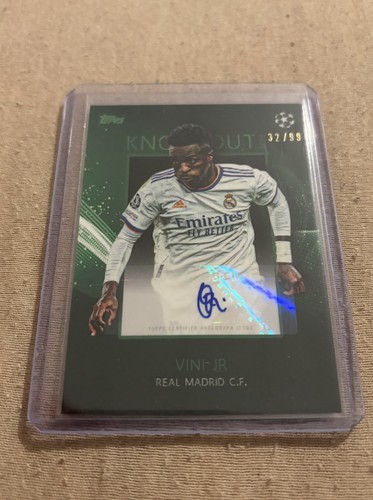 Vinicius Junior 2022 Topps On Demand UCL Knockout Green /99