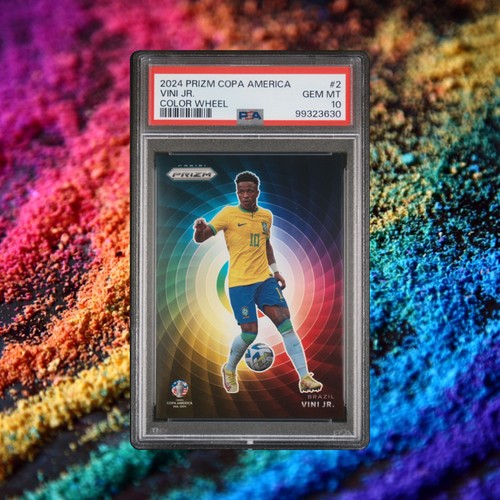 Vinicius Junior 2024 Panini Prizm Copa América Color Wheel