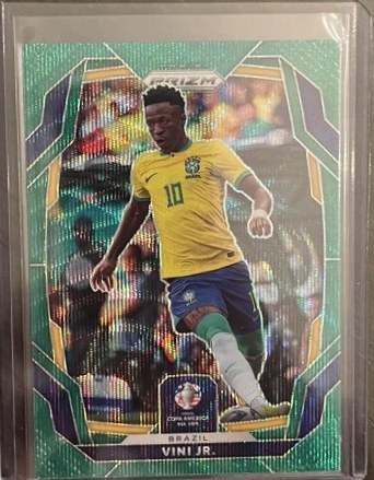 Vinicius Junior 2024 Panini Prizm Green Wave