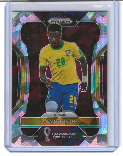 Vinicius Junior 2022 Panini Prizm World Cup Ice Prizm