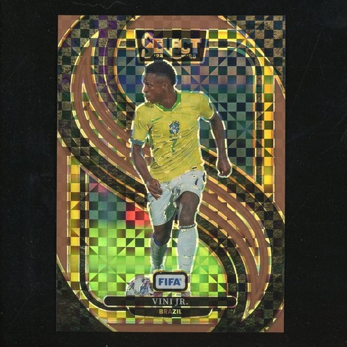 Vinicius Junior 2024 Panini Select Bronze Checker /75