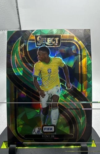 Vinicius Junior 2024 Panini Select FIFA Green Ice Prizm