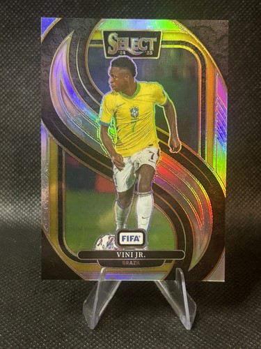 Vinicius Junior 2024 Panini Select FIFA Silver Prizm