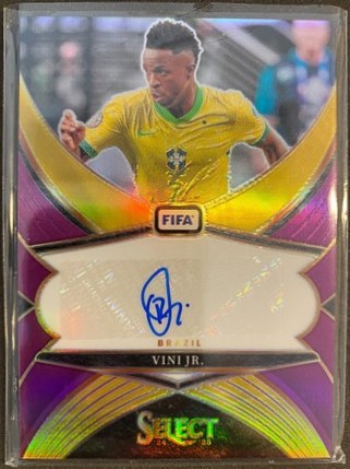 Vinicius Junior 2024 Panini Select Purple /10