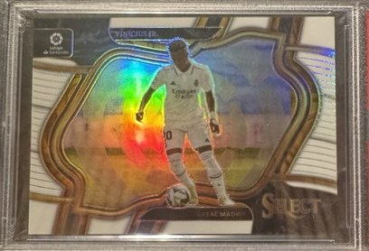 Vinicius Junior 2022 Panini Select White Prizm /20