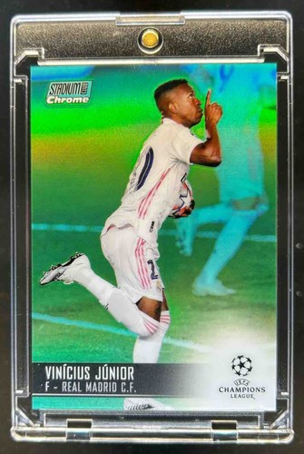 Vinicius Junior 2020 Panini Stadium Club Aqua Refractor /199