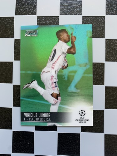 Vinicius Junior 2020 Topps Stadium Club Chrome Aqua /199