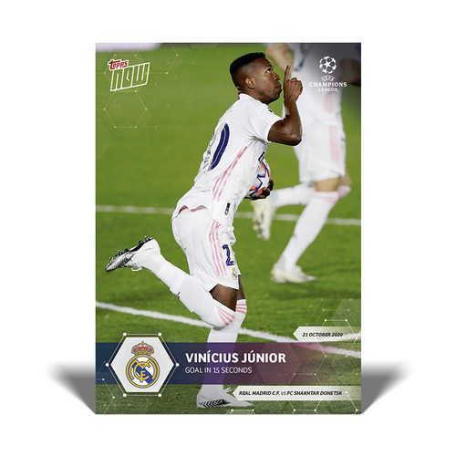 Vinicius Junior 2020 Topps Now UCL 007