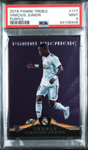 Vinicius Junior 2018 Panini Treble Purple /49