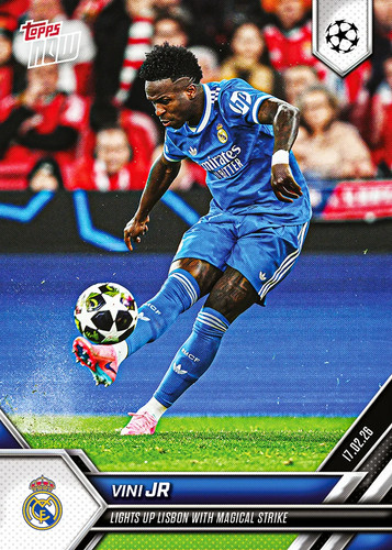 Vinicius Junior 2025 Topps UCL Topps NOW #088