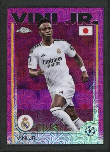 Vinicius Junior 2025 Topps UEFA Champions League Mojo 117/125
