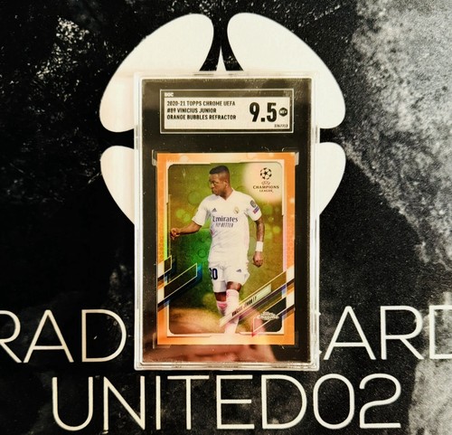 Vinicius Junior 2020 Topps UEFA Champions League Orange Bubble #89