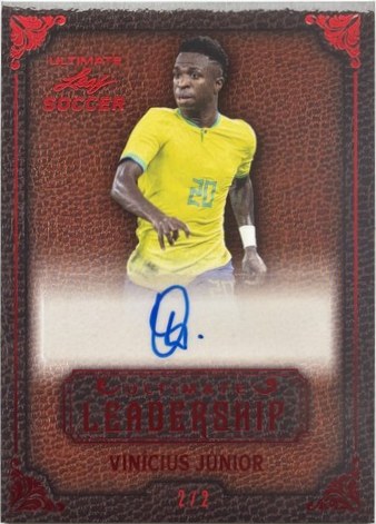 Vinicius Junior 2022 Leaf Ultimate Red Spectrum /2