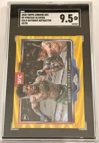 Vinicius Oliveira 2025 Topps Chrome Gold Raywave /50
