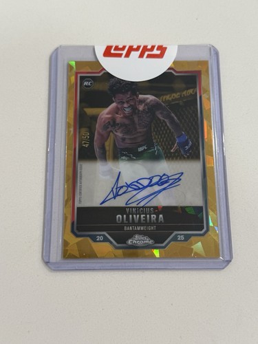 Vinicius Oliveira 2025 Topps Chrome Gold Refractor /50
