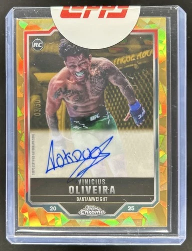 Vinicius Oliveira 2025 Topps Chrome Sapphire Gold Refractor /50