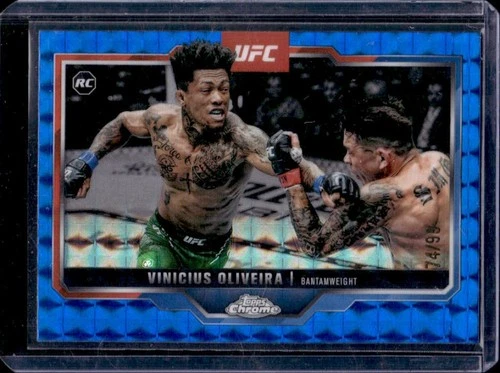 Vinicius Oliveira 2025 Topps UFC Chrome Blue Geometric Refractor /99