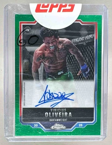 Vinicius Oliveira 2025 Topps UFC Cromo Verde Refractor /99