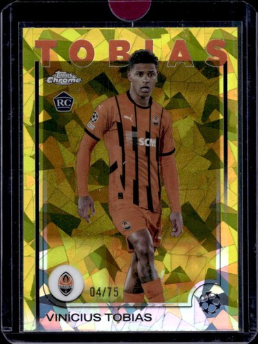 Vinicius Tobias 2024 Topps Chrome Yellow /75
