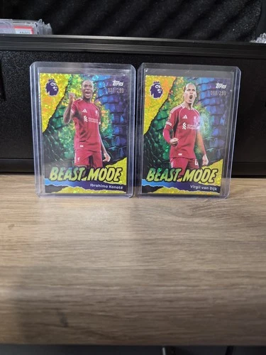 Virgil van Dijk and Ibrahima Konate 2025 Topps Premier League /299