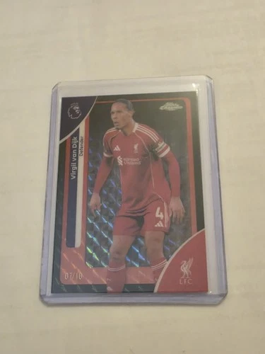 Virgil van Dijk 2020 Topps Chrome /10