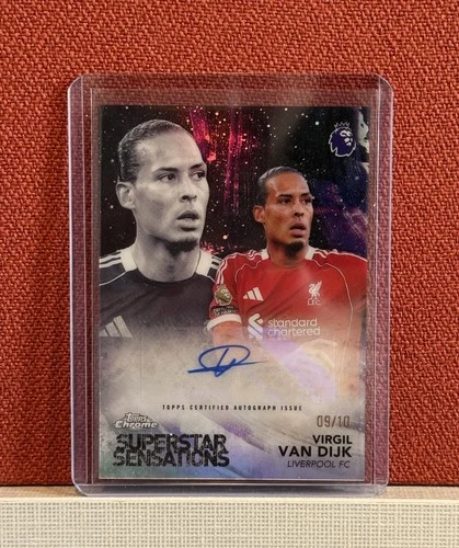 Virgil van Dijk 2025 Topps Chrome /10