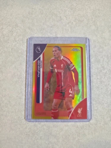 Virgil van Dijk 2025 Topps Chrome 123/275
