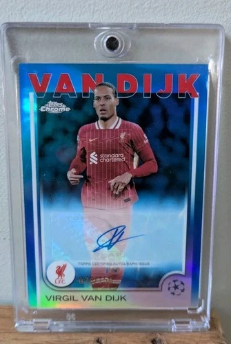 Virgil van Dijk 2024 Topps Chrome /150