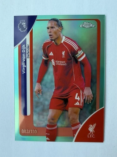 Virgil van Dijk 2026 Topps Chrome /199