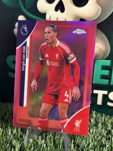 Virgil van Dijk 2025 Topps Chrome /250