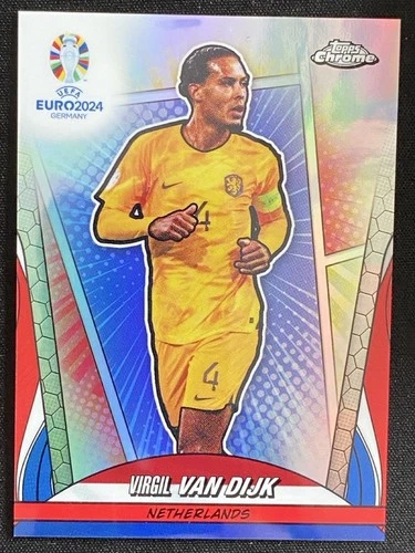 Virgil Van Dijk 2024 Topps Chrome #4