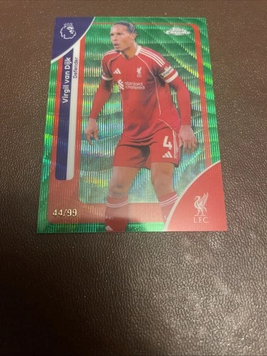 Virgil van Dijk 2025 Topps Chrome 44/99