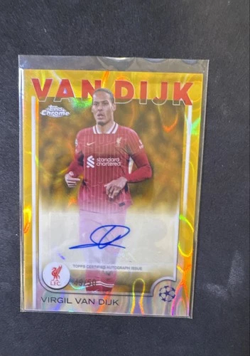 Virgil van Dijk 2024 Topps Chrome /50