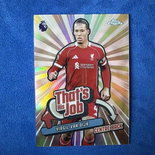 Virgil van Dijk 2023 Topps Chrome