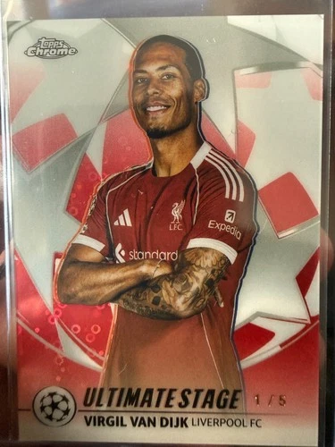 Virgil van Dijk 2025 Topps Chrome Chrome