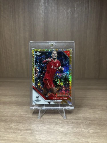 Virgil van Dijk 2022 Topps Chrome Gold /50