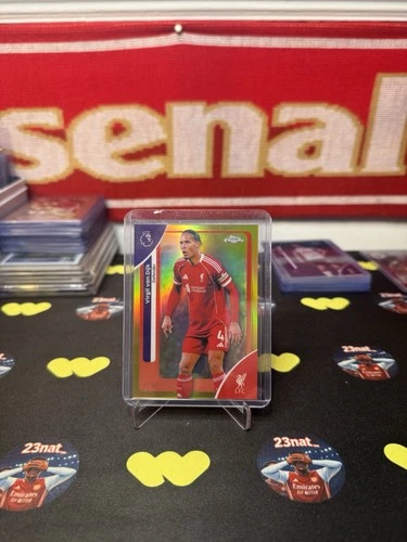 Virgil Van Dijk 2026 Topps Chrome Gold /50