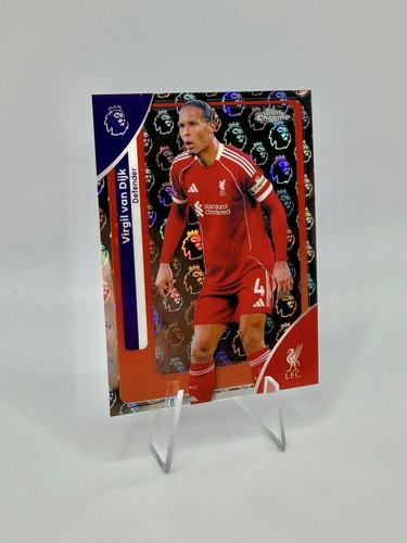 Virgil van Dijk 2025 Topps Chrome Logofractor