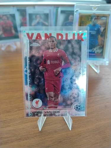 Virgil Van Dijk 2024 Topps Chrome Logofractor